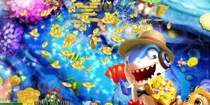 Giao diện game Bắn cá Jili đầy màu sắc